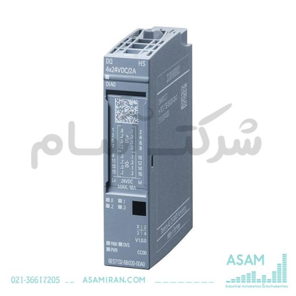 ماژول خروجی دیجیتال 4کاناله 24 ET200 SP زیمنس