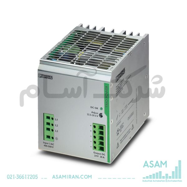 منبع تغذیه TRIO-PS/3AC/24DC/20 مدل 2866394