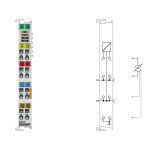 ترمینال EL3152 برند Beckhoff | ورودی آنالوگ دو کاناله EtherCAT، جریان 4 تا 20 میلی آمپر، 16 بیت، تک‌پایه‌ای