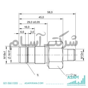 سنسور القایی مقاوم به فشار BES 516-300-S190-S4 برند Balluff