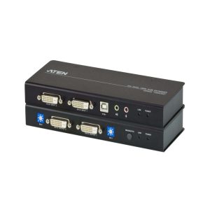 اکستندر KVM دو تصویری اتن مدل CE604