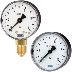 گیج فشار بوردون مدل 111.10 و 111.12 برند ویکا