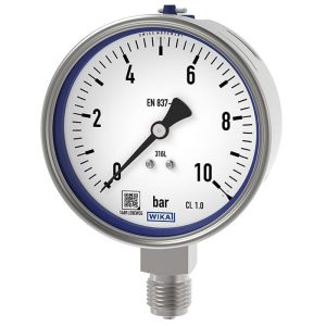گیج فشار تیوب بوردون استیل ضد زنگ WIKA Type 232.50