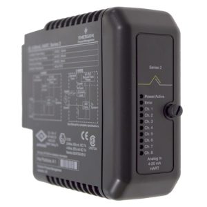 کارت AI 8 کانال 4-20mA HART سری 2 – برند Emerson DeltaV (مدل KJ3222X1-BA3)
