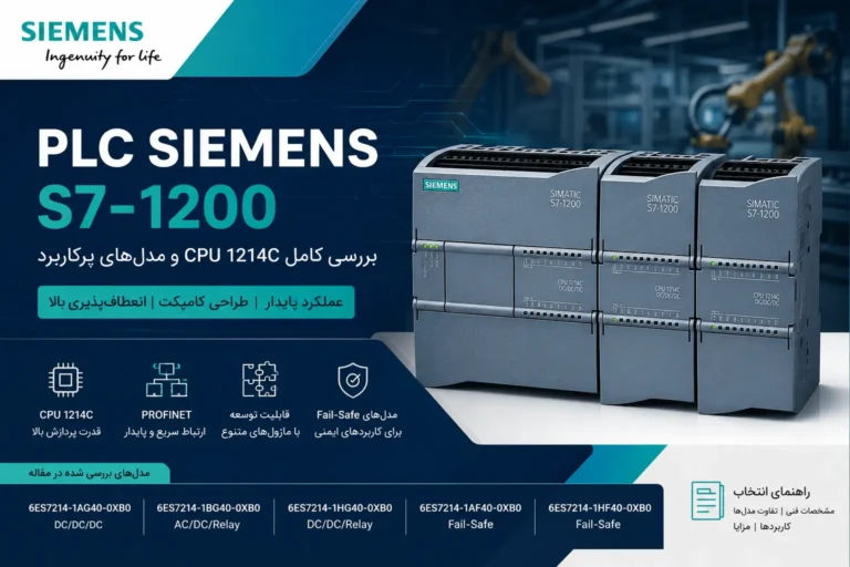 PLC زیمنس S7-1200 CPU 1214C زیمنس